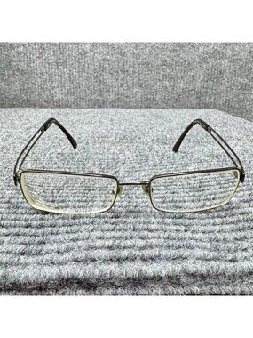 Ray Ban RB6104 2511 Brown Metal Rectangle Eyeglasses Frames Only 53-17-140